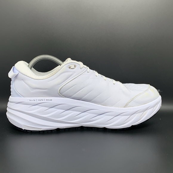Hoka One Bondi SR White Walking / Running Shoes Women's Sz 11 - Picture 8 of 10